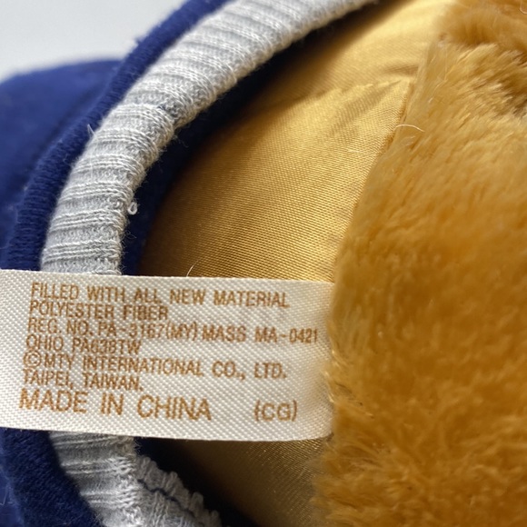 Mnjikaning Police Service Plush Stuffed Brown Bear Wearing Navy Hoodie Dan Dee - Picture 6 of 8